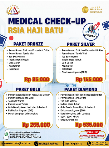 Promo Check Up Kesehatan Lengkap
